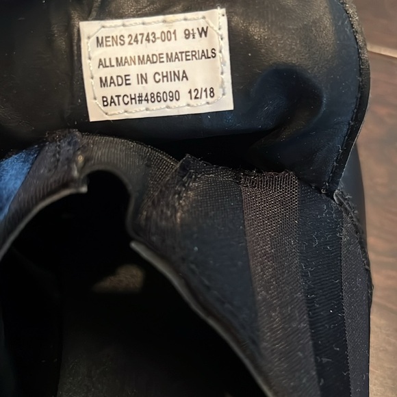 Stacey Adams black patent leather and fabric  loafer 9.5 - Picture 8 of 8